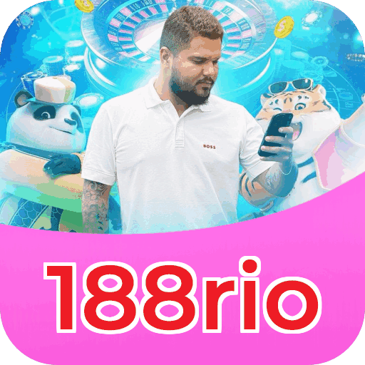 Interface do aplicativo 188rio mostrando jogos disponíveis no iOS e Android